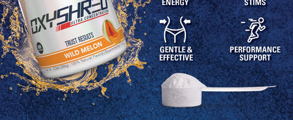 Oxyshred Pre Workout Powder - Preworkout Powder with L Glutamine & Acetyl Carnitine, Energy Boost Drink - Cosmic Blast and Mango
