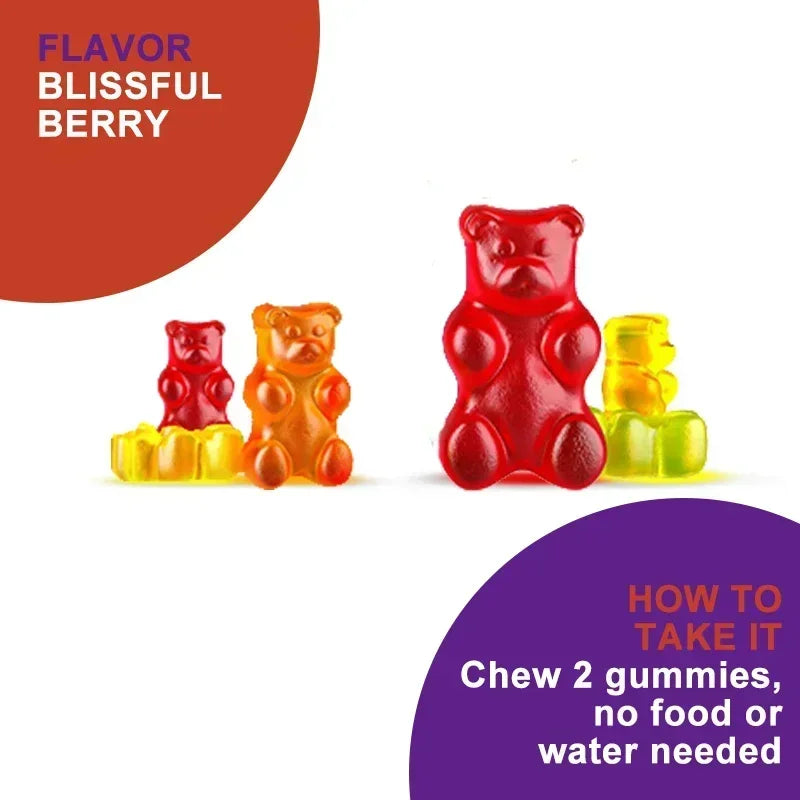Iron Gummies - Containing Vitamin C for Immune Support of Red Blood Cell Production