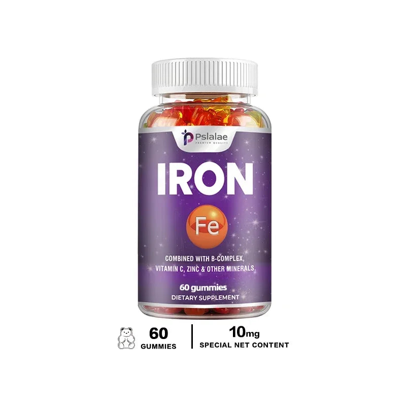 Iron Gummies - Containing Vitamin C for Immune Support of Red Blood Cell Production