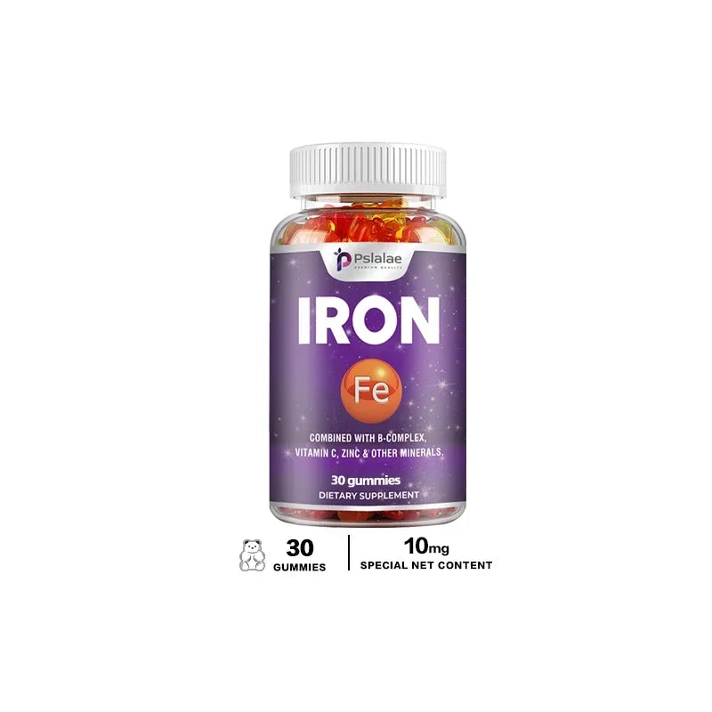 Iron Gummies - Containing Vitamin C for Immune Support of Red Blood Cell Production